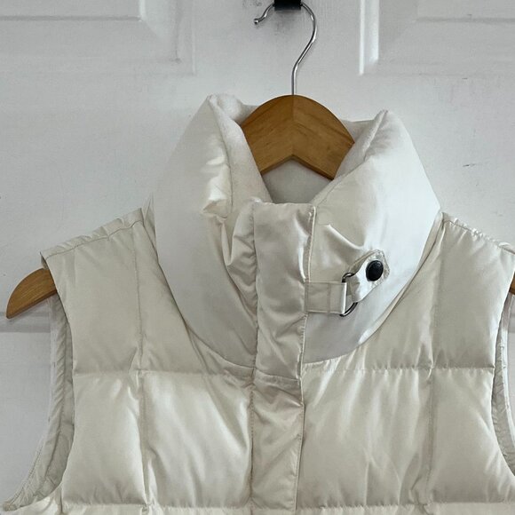 Eddie Bauer Women's White Premium EB700 Down Puffer Outdoor Vest Sz Sm - Picture 3 of 13